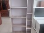 MODERN 5Ft SIDE RACK BOOK CUPBOARD