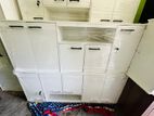 Modern 5ft White R/made Pantry Cupboards