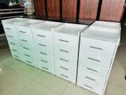 Modern 5pcs White Drawer Set