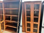 Modern 6 Ft 2 D Full Glass Cupboards