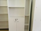 Modern 60x32” White Side Rack Book Cupboards
