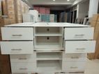 Modern 65” Tv stand with Double Drawers