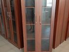 MODERN 6ft GLASS DISPLAY CUPBOARDS
