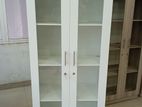 Modern 6ft Melamine Glass Cupboards