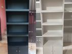 Modern 6x2 White BLK Book Cupboards