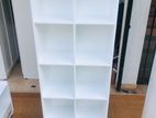 Modern 6x2ft White 10 Pcs Box Racks