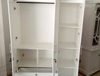 Modern 6x4 White Large Drawer 3D Wardrobe