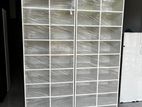 MODERN 72x24x12” SMART 20pcs WHITE RACKS