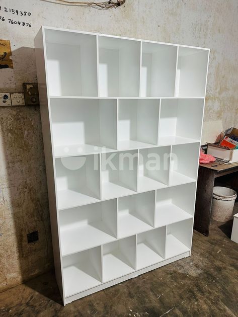 White Rack Word Design Modern 72x48x12” Design White Rack with Bk Board for Sale | Kottawa | ikman