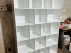 Modern 72x48x12” Design White Rack with Bk Board