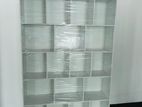 Modern 72x48x12” White Melamine Display Rack