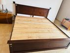 Modern 72x72 Teak Wood Box Bed