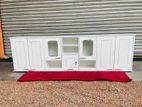 Modern 7ft Mid-Design White R/made Pantry Cupboards