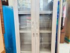 Modern American White 2 D Display Cupboard