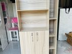 MODERN AMERICAN WHITE 5FT S/RK BOOK CUPBOARDS