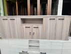 Modern American White 6ft Pantry Cupboards