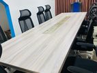 Modern American White 8x3 Conference Table