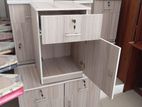 Modern American White Bedside Cupboards