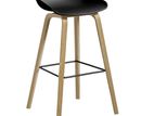 Modern Black & White Bar Chair 1659