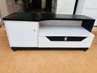 MODERN BLK AND WHITE 4ft TV STAND