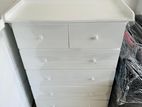 Modern BLK & White MDF CHEST OF DRAWERS