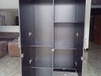 Modern Blk Melamine Side 2 Drawer D Wardrobe