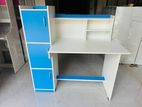 MODERN BLUE MIX WHITE SIDE 3CUPBOARD STUDY TABLE