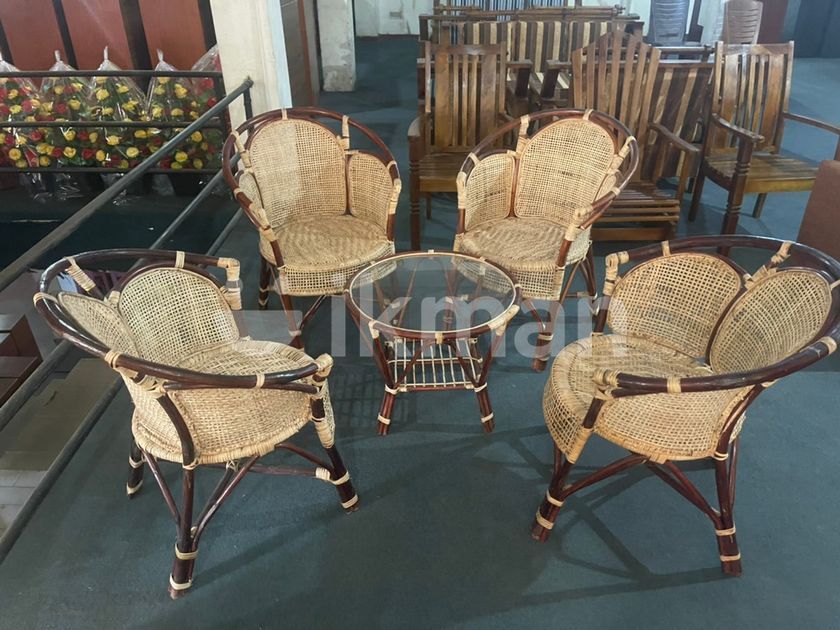 Modern Cane Set with Stool for Sale Kottawa ikman