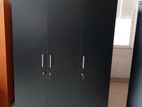 Modern Classic 3 D Black Wardrobe