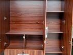Modern Dark Large 2 Drawer 3D Wardrobe