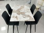 Modern Dining Table 4 Chair Set GT415