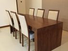 Modern Dining Table with 6 Cushion Chairs -Li 28