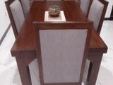 Modern Dining Table with 6 Cushion Chairs -Li 54