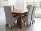Modern Dinning Table with 6 Cushion Chairs -Li 23
