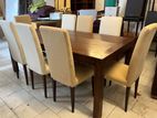 Modern Dinning Table with 6 Cushion Chairs- Li 45