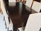 Modern Dinning Table with 6 Cushion Chairs -Li 46