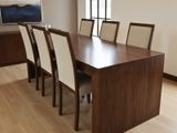 Modern Dinning Table with 6 Cushion Chairs -Li 55