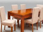 Modern Dinning Table with 6 Cushion Chairs -Li 80