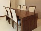 Modern Dinning Table with 6 Cushion Chairs -Li 90
