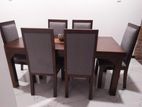Modern Dinning Table with Cushion Chairs- Li 837