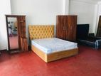 Modern Diwan Bed with Arpico Spring Mattress 6 by 5