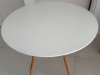 Modern Eiffel-Style Round White Colour Dining Table
