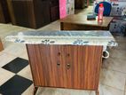 MODERN FULL DOOR IRON CUPBOARD WITH WHEELS