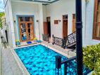 Modern Furnished House with Swimming Pool for Sale at Thalawathugoda