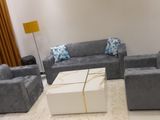 Modern Grey Fabric Sofa Set