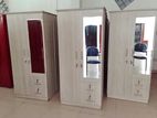 MODERN H/HANGING AMERICAN WHITE 2D WARDROBE WITH MIRROR