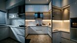 MODERN IMPORTED HIGH GLOSS PANTRY CUPBOARDS