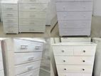 MODERN LARGE WHITE CHEST OF DRAWER SETS