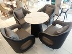 Modern Luxury 4 Chair with Table Set -M0211