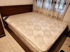 Mahogany Box Bed with Mattress